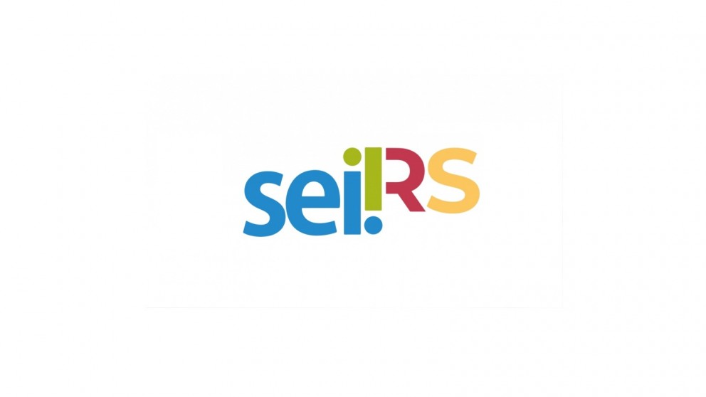 Logo marca da plataforma sei: Em azul as letras S, e I - onde o pingo do I possui cor verde. Em seguida um ponto de exclamação de cor verde e pingo da exclamação em cor azul. Letra R vermelha estilizada seguida de S amarelo